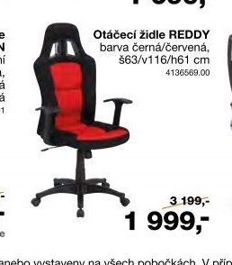 Otáčecí židle REDDY
