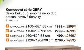 Komodová série GERY
