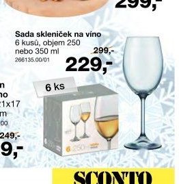 Sada skleniček na víno