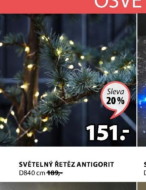 SVĚTELNÝ ŘETĚZ ANTIGORIT D840 cm