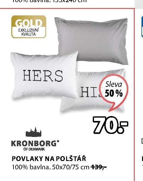 POVLEČENÍ NA POLŠTÁŘ (HERS)