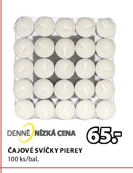 ČAJOVÉ SVÍČKY PIEREY