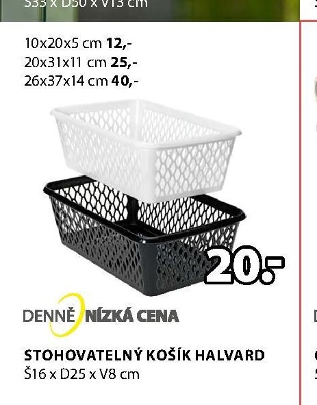STOHOVATELNÝ KOŠÍK HALVARD