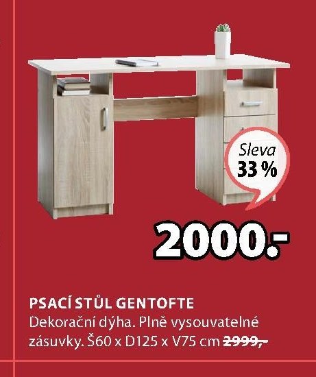 Psací stůl GENTOFTE