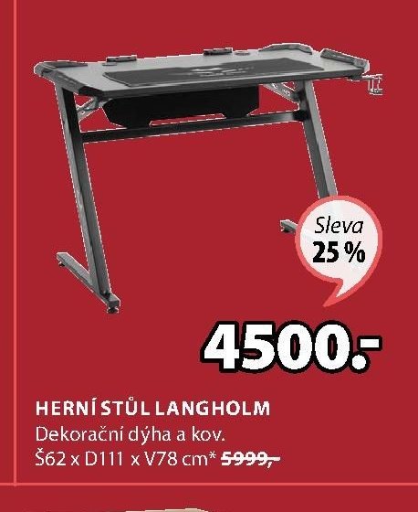 Herní stůl LANGHOLM