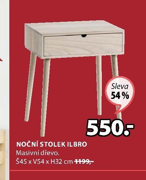 NOČNÍ STOLEK ILBRO