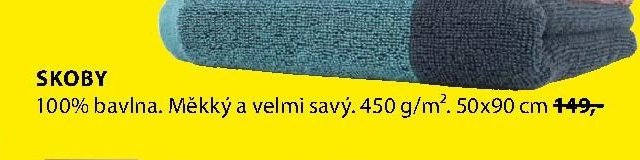 Skoby ručník
