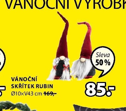VÁNOČNÍ SKŘÍTEK RUBIN