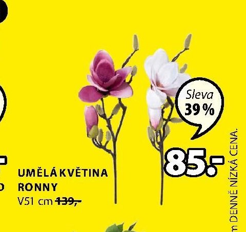 UMĚLÁ KVĚTINA RONNY