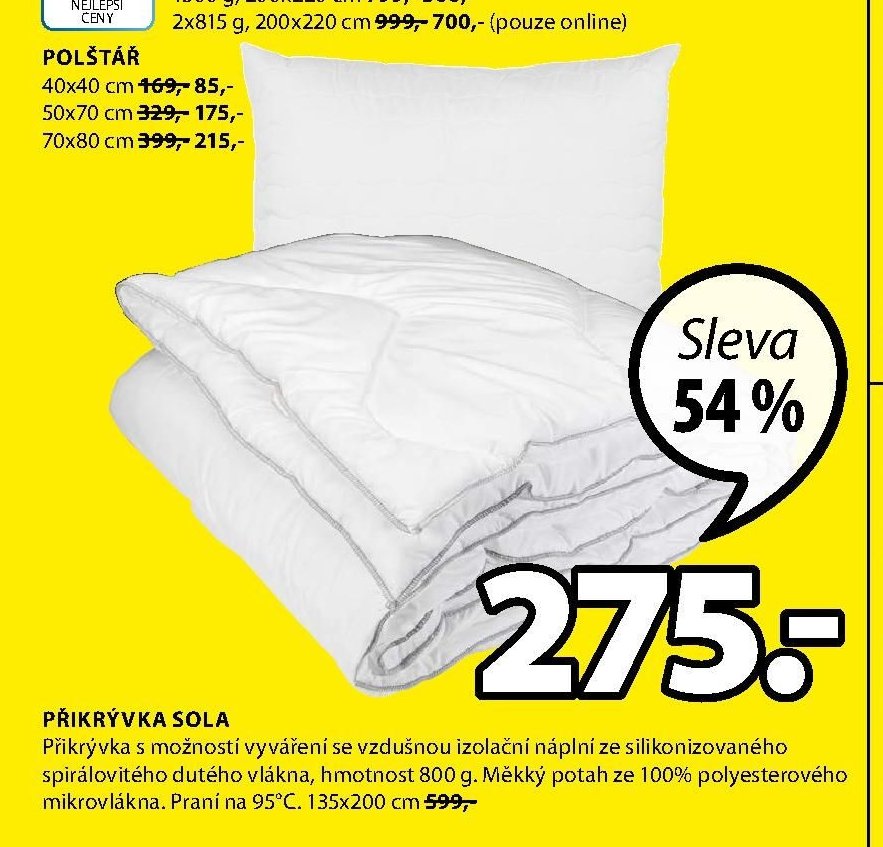 PŘIKRÝVKA SOLA