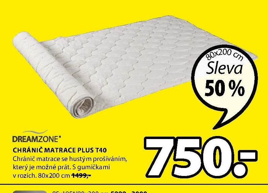 CHRÁNIČ MATRACE PLUS T40