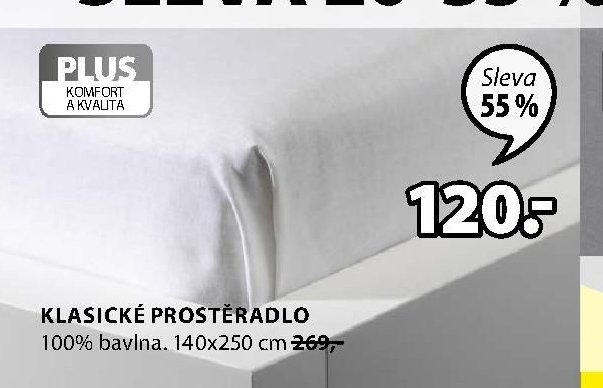 KLASICKÉ PROSTĚRADLO