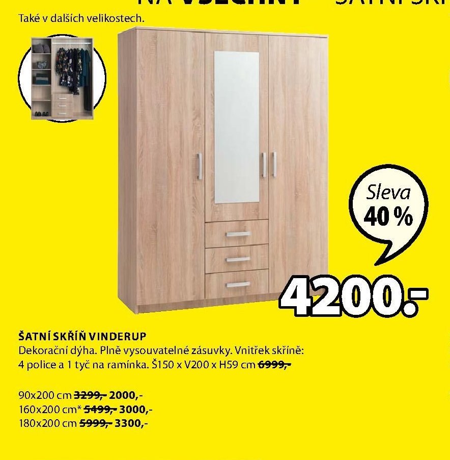ŠATNÍ SKŘÍŇ VINDERUP