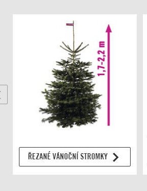 Řezané vánoční stromky