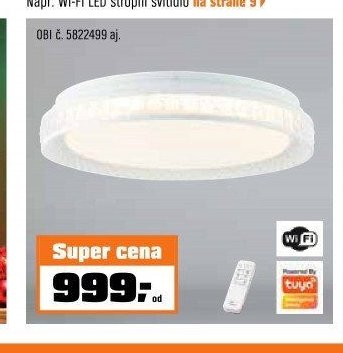 Wi-Fi LED stropní svítidlo