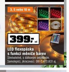 LED flexopáska s funkcí měniče barev