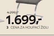 cena za houpací židli