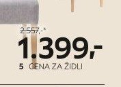 cena za židli