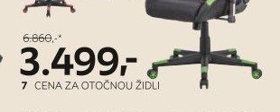 cena za otočnou židli