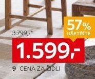 cena za židli