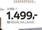 regál na lahve
