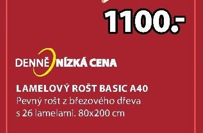 LAMELOVÝ ROŠT BASIC A40
