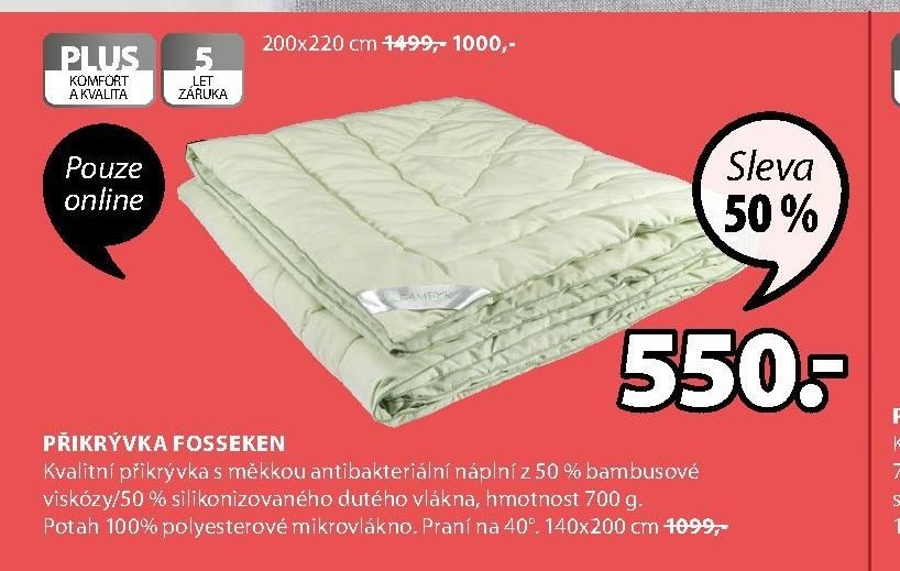 PŘIKRÝVKA FOSSEKEN