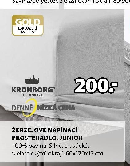ŽERZEJOVÉ NAPÍNACÍ PROSTĚRADLO, JUNIOR