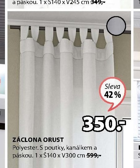 ZÁCLONA ORUST