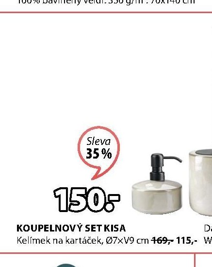 KOUPELNOVÝ SET KISA