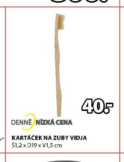 KARTÁČEK NA ZUBY VIDJA