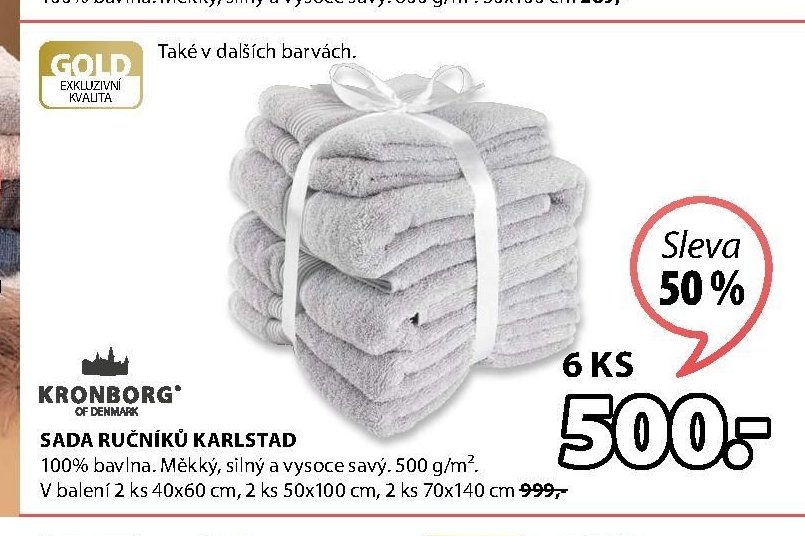 SADA RUČNÍKŮ KARLSTAD