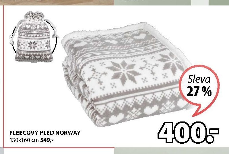 FLEECOVÝ PLÉD NORWAY