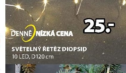 SVĚTELNÝ ŘETĚZ DIOPSID