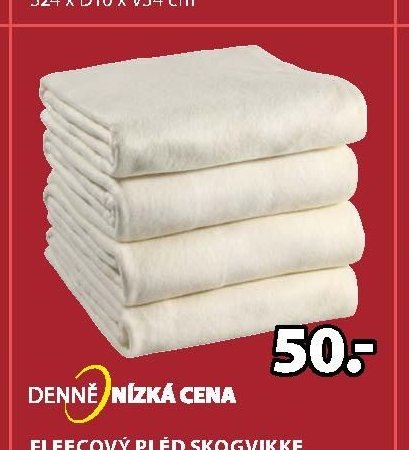 FLEECOVÝ PLÉD SKOGVIKKE