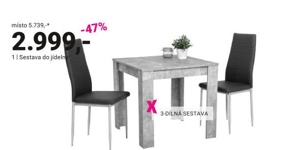 SESTAVA DO JÍDELNY „DUO G“