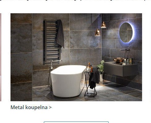 Metal koupelna