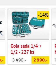 Gola sada 1/4 + 1/2 - 227 ks