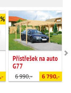 Přístřešek na auto G77