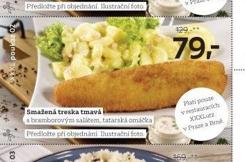 Smažená treska tmavá