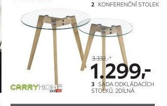 Sada odkládacích stolků, 2dílná