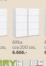 Skříň s posuvnými dveřmi, šířka cca 200 cm