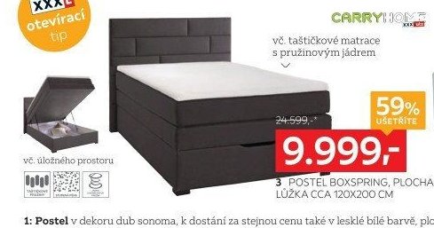 Postel boxspring