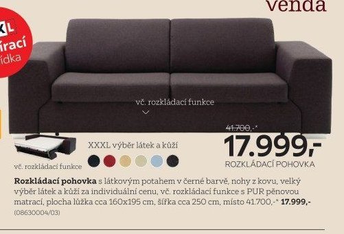 ROZKLÁDACÍ POHOVKA