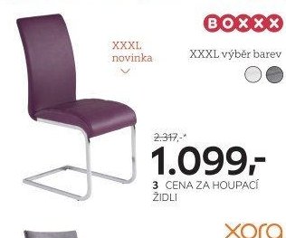 3 cena za houpací židli