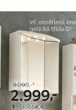 1 skříňka se zrcadlem