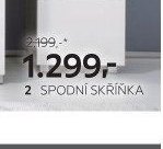 2 spodní skříňka