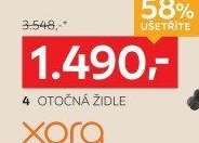4 OTOČNÁ ŽIDLE