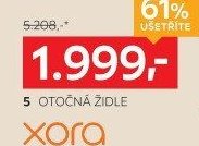 5 OTOČNÁ ŽIDLE