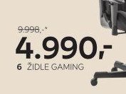 6 ŽIDLE GAMING